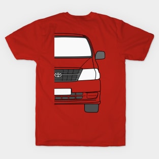 Toyota Hiace front and back design T-Shirt